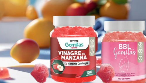 😍SUPER COMBO Gomitas de Vinagre manzana + BBL 😍😍😲